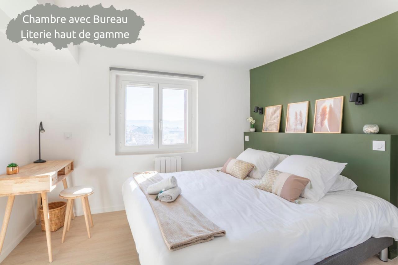 Mont Ventoux - Terrasse - Vue Degagee - Linge De Qualite - Fibre - Confort Gardanne Exterior photo